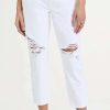 Straight Leg Jeans * | New Good American Good Girlfriend Petite Jeans White035