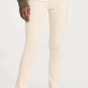 Straight Leg Jeans * | Best Pirce Ag Mari High Rise Slim Straight Jeans White Cream