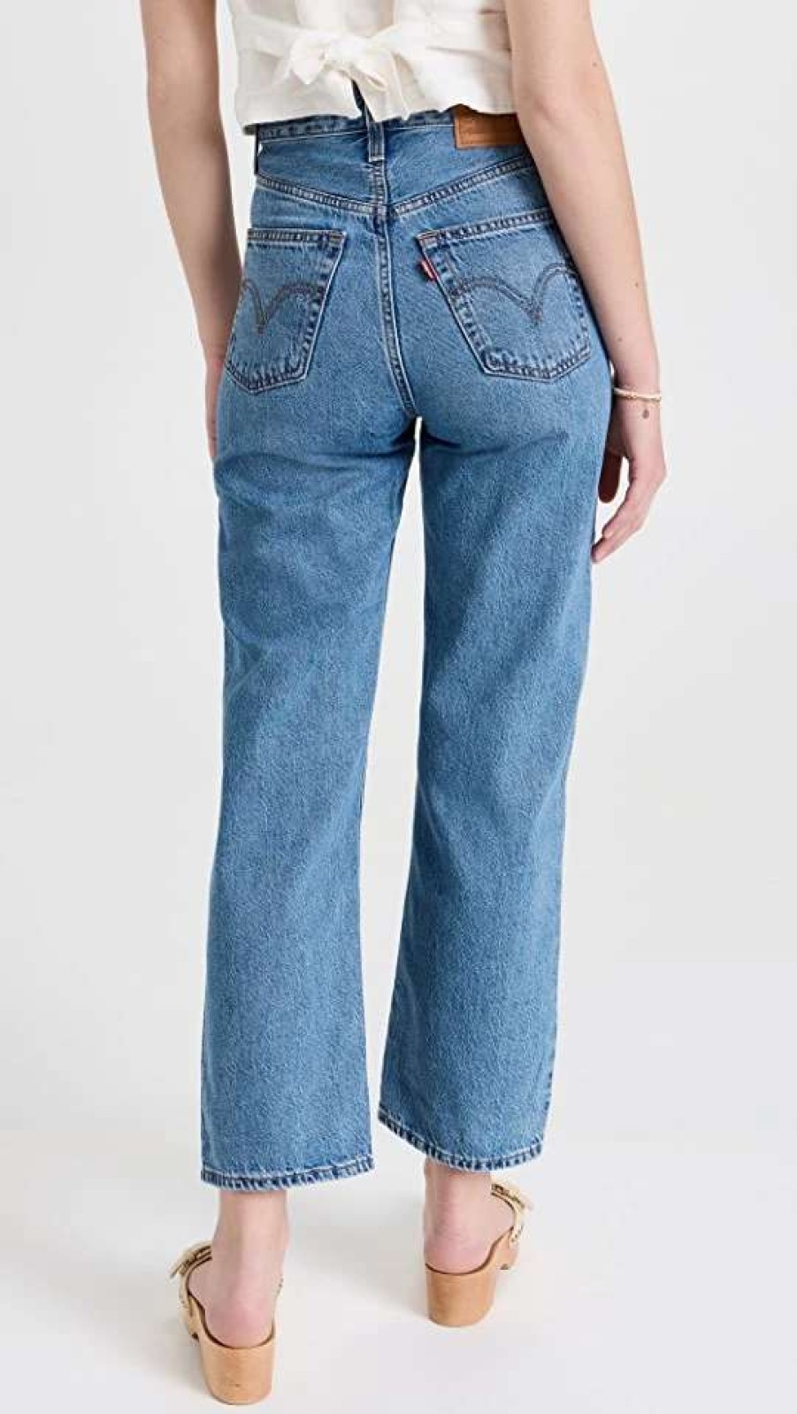 Straight Leg Jeans * | Promo Levi'S Ribcage Straight Ankle Jeans In The Middle