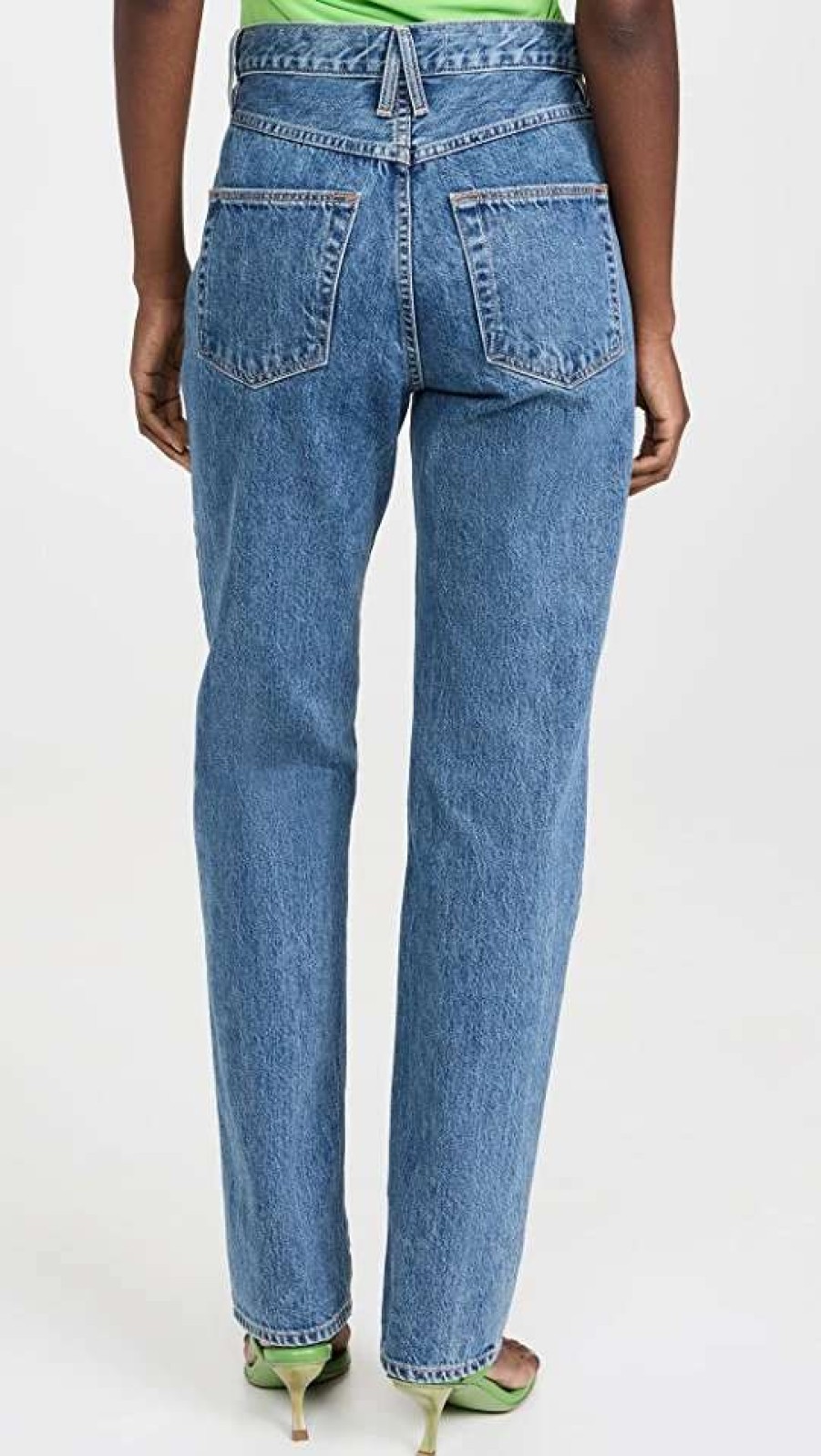 Straight Leg Jeans * | Outlet Slvrlake London Double Yoke Jeans Satisfaction