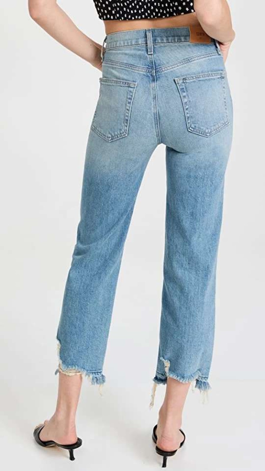 Straight Leg Jeans * | Buy Edwin Marli Ankle Jeans Tidal Wave