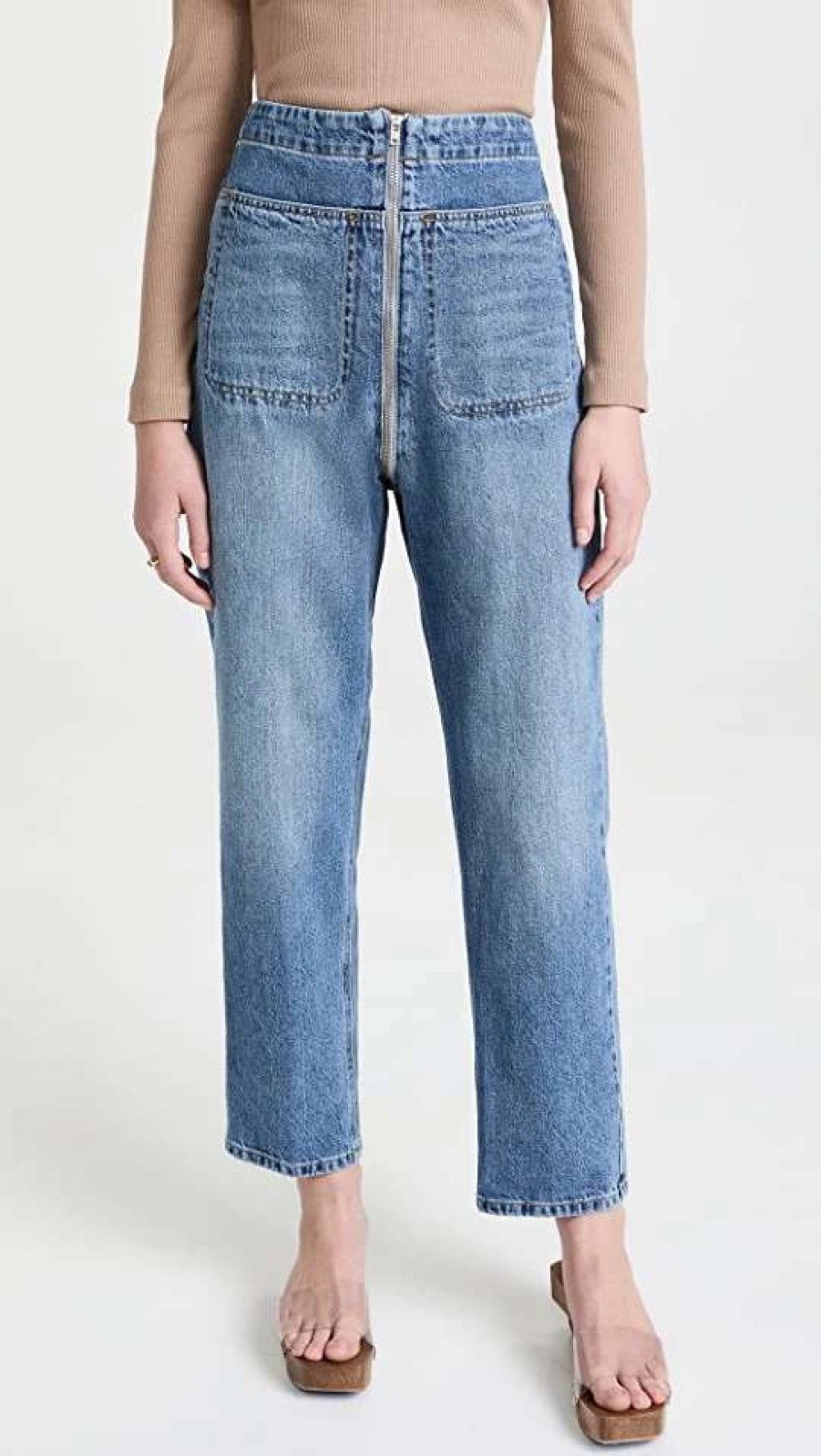 Straight Leg Jeans * | Flash Sale Rachel Comey Barrie Pants Washed Indigo