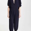 Jumpsuits * | Promo Norma Kamali Kamali Kulture Rectangle Jog Jumpsuit Midnight