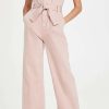 Jumpsuits * | New Paige Anessa Jumpsuit Vintage Rouge Glow