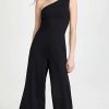 Jumpsuits * | Outlet Susana Monaco One Arm Jumpsuit Black