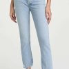 Straight Leg Jeans * | Flash Sale Agolde Riley Crop Jeans Bitter