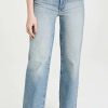 Straight Leg Jeans * | Discount Mother High Waisted Tunnel Vision Jeans The Other Side