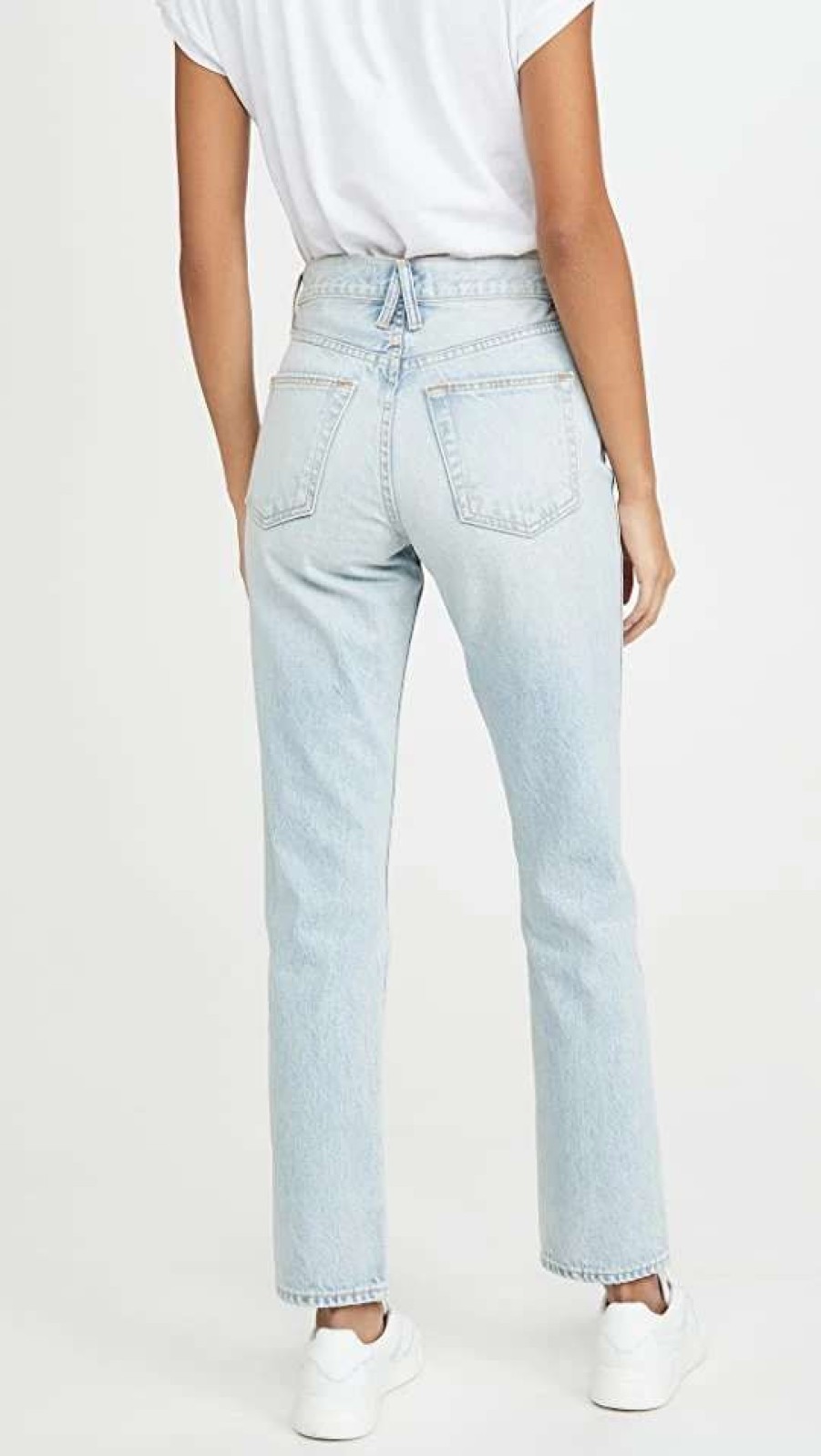 Straight Leg Jeans * | Wholesale Slvrlake Virginia Slim Jeans Love Song