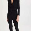 Jumpsuits * | Hot Sale A.L.C. Kieran Jumpsuit Black