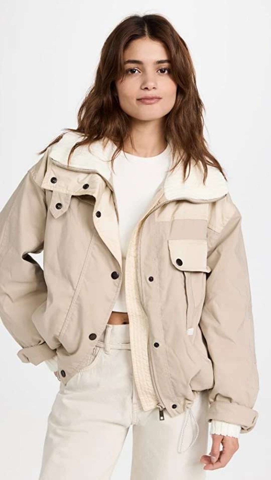 Utility * | Cheap En Saison Rae Jacket Natural