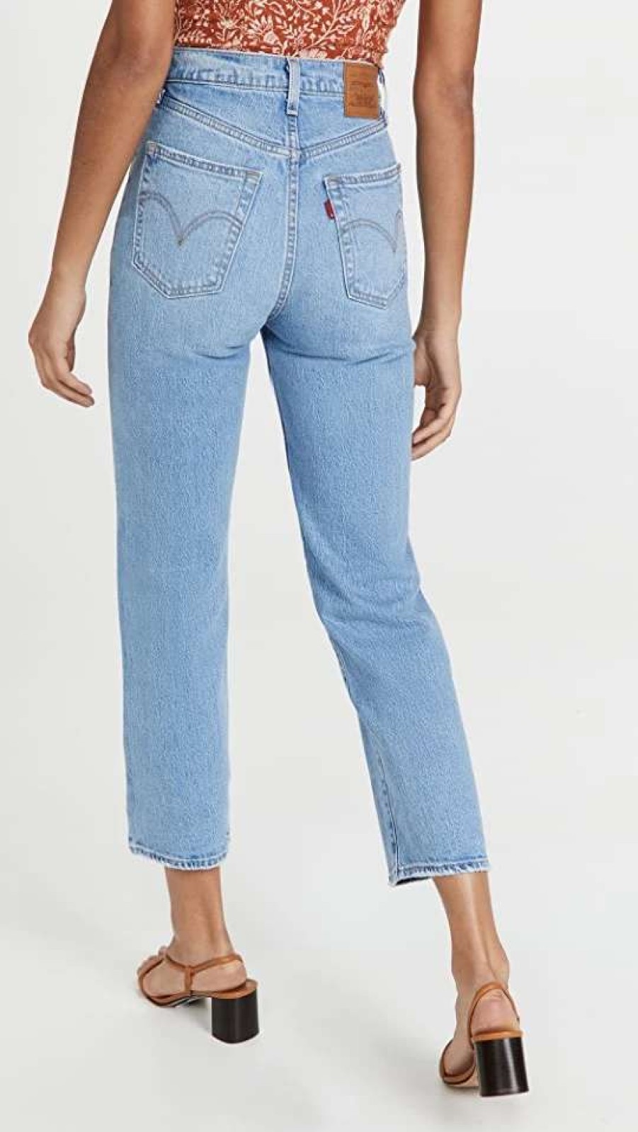 Straight Leg Jeans * | Promo Levi'S Ribcage Straight Ankle Jeans Samba Done