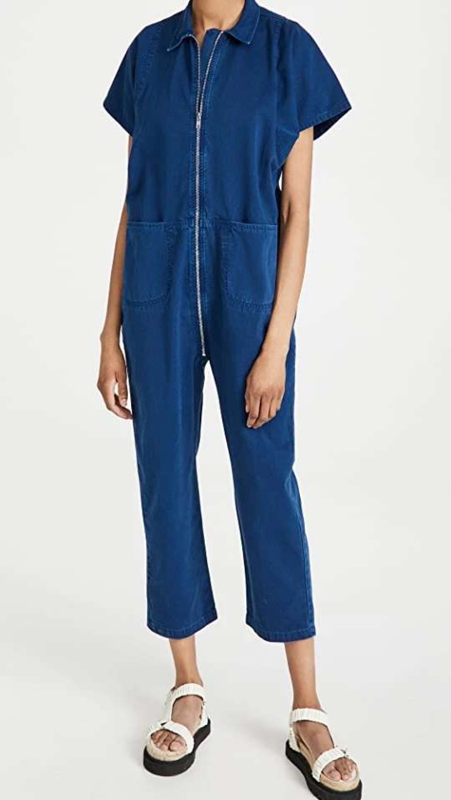 Jumpsuits * | Wholesale Rachel Comey Barrie Jumpsuit Blue