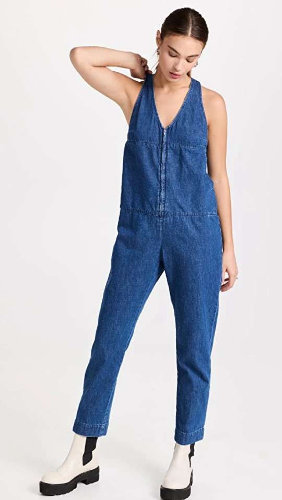 Jumpsuits * | Buy Rachel Comey Buxton Jumpsuit Indigo