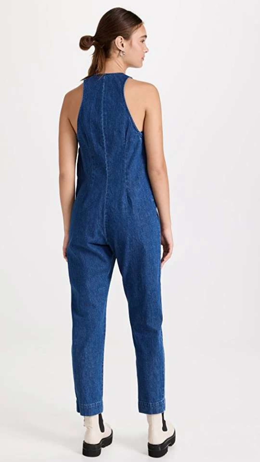 Jumpsuits * | Buy Rachel Comey Buxton Jumpsuit Indigo