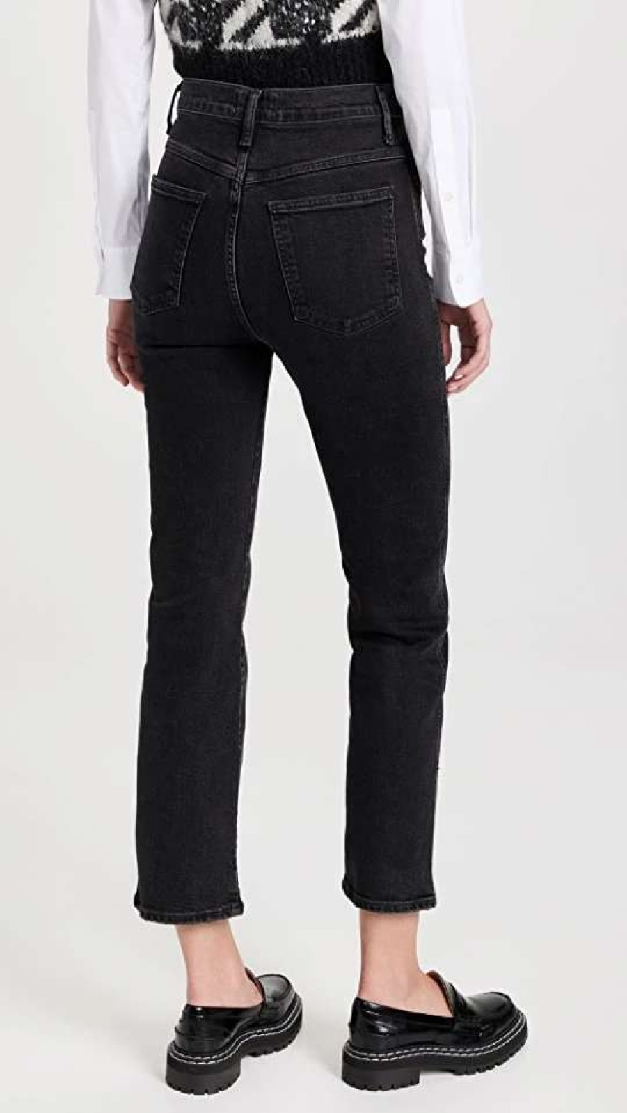 Straight Leg Jeans * | Best Pirce Agolde Pinch Waist Kick Flare Jeans Panoramic